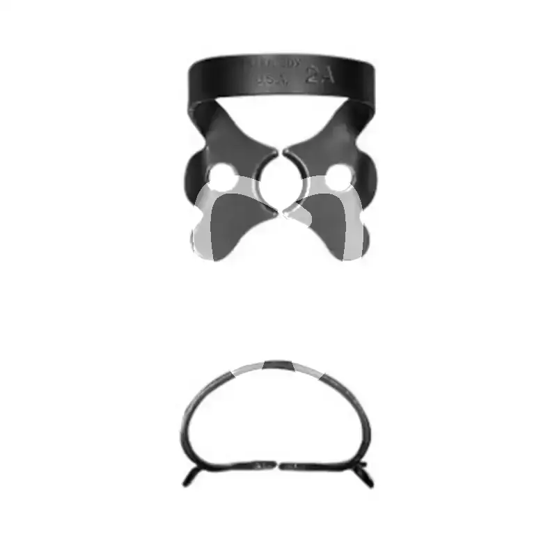 Crampon à digue 2a black line digue hu friedy