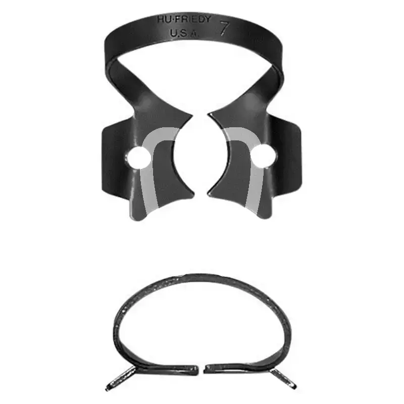 Crampon à digue 7 black line digue hu friedy