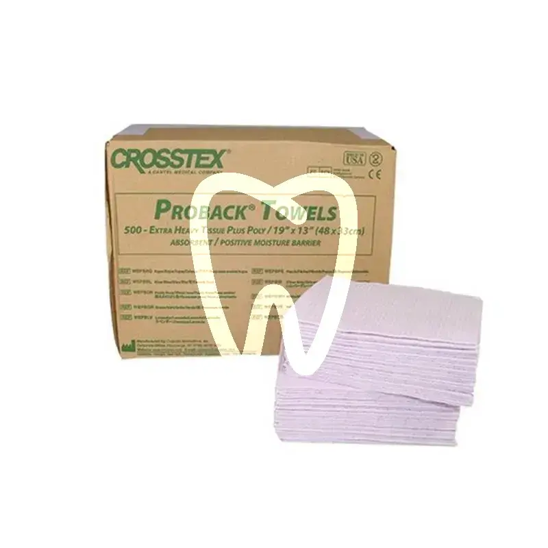 Crosstex serviettes 48x33cm lavande, 500pcs usage unique crosstex