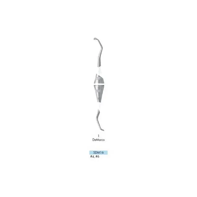 Curette 1 demarco furcation manche nº6 satin steel instruments hu friedy
