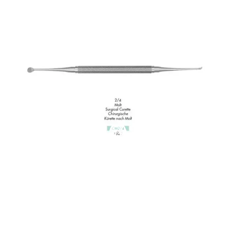 Curette alveolaire molt 2/4 instruments hu friedy