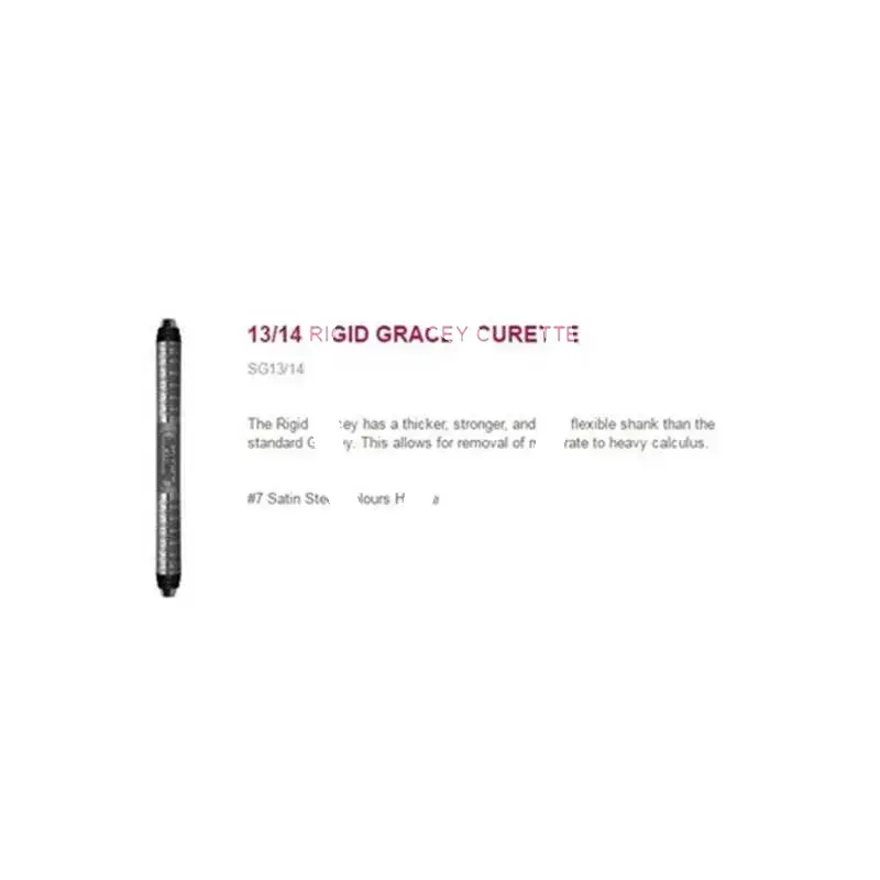 Curette gracey 13/14 gr.7 rigid st instruments hu friedy