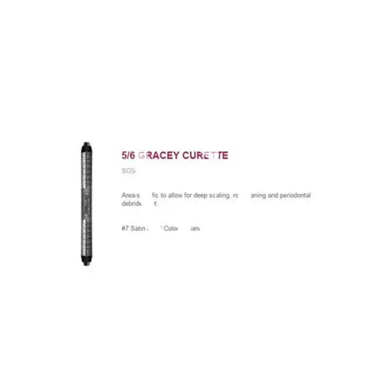 Curette gracey 5/6 gr.7 jaune instruments hu friedy