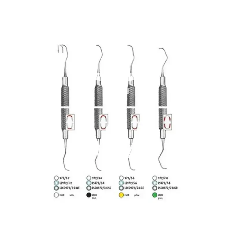 Curette gracey 972/ 1-2 pcs instruments carl martin