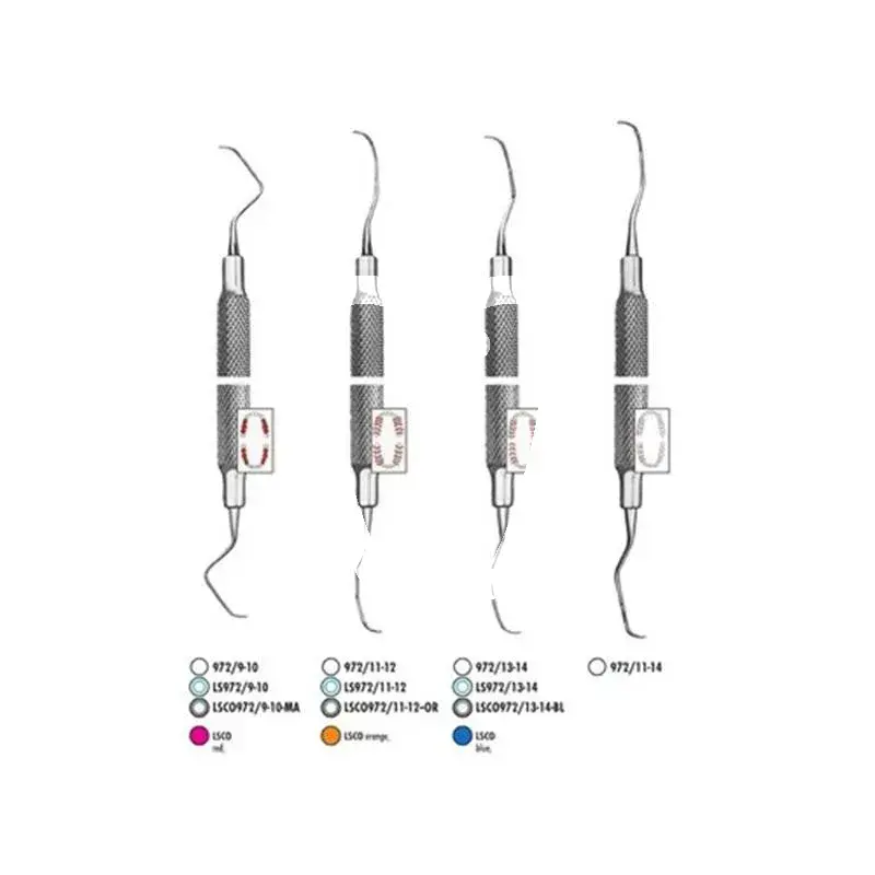 Curette gracey 972/11-12 pcs instruments carl martin