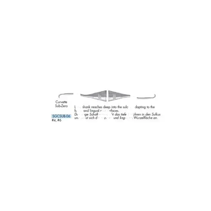 Curette vision curvette sub-0 gr.6 st instruments hu friedy
