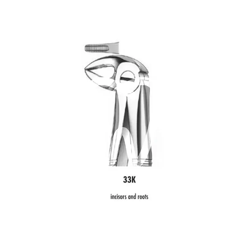 Davier 33k mandibule incisives+racines enfant pcs instruments carl martin