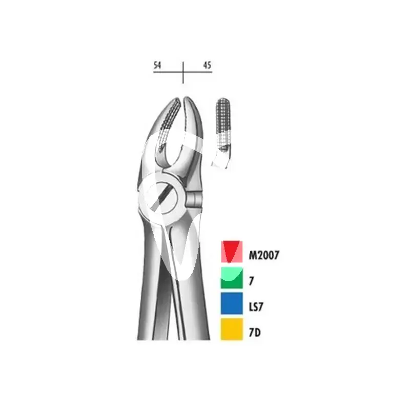 Davier m2007 mâchoire supérieure prémolaires selon bücks pcs instruments carl martin