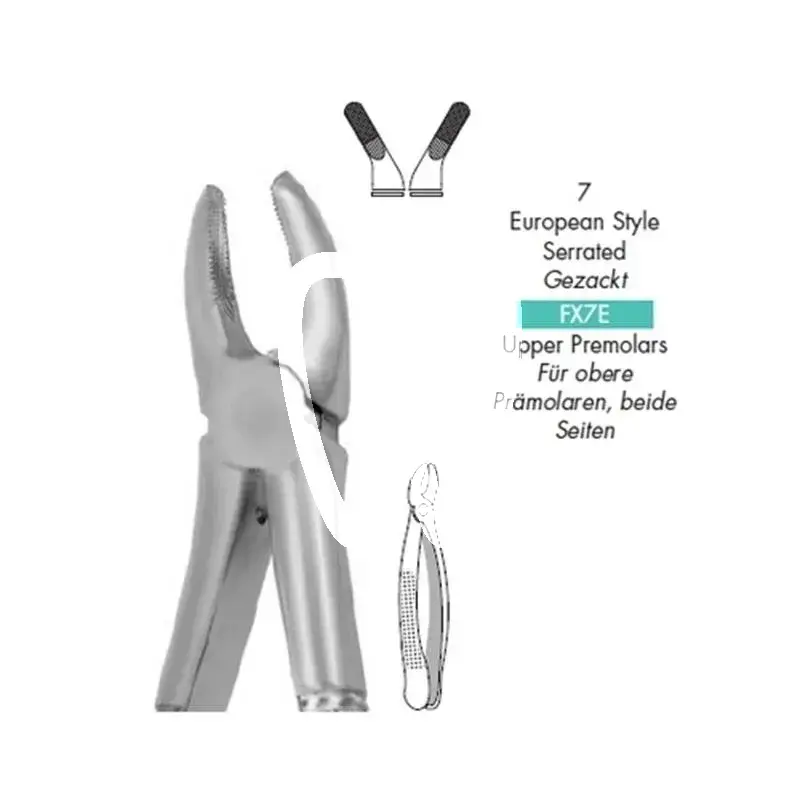 Davier nº7 premolaires superieures instruments hu friedy