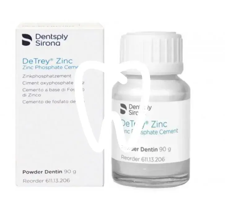 De trey zinc dentine poudre 90g ciments dentsply sirona