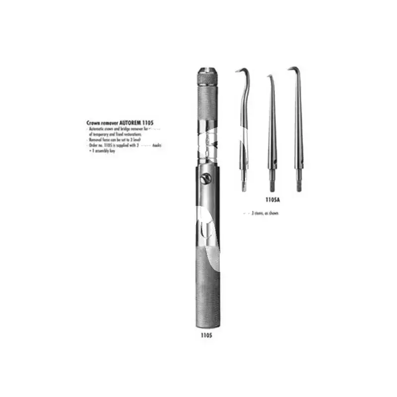 Dépose-couronne automatique avec 3 embouts pcs instruments carl martin