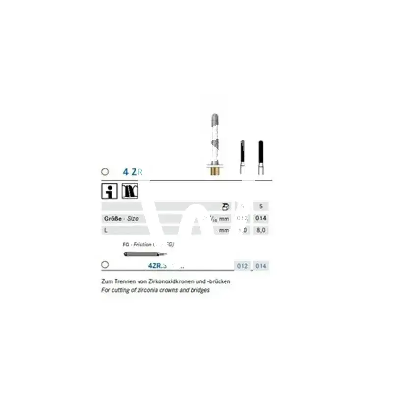 Dia 4zr/012 fg x5st. - 4zr.314.012 fraises komet