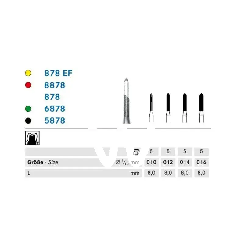 Dia 6878/016 fg x5st. - 6878.314.016 fraises komet