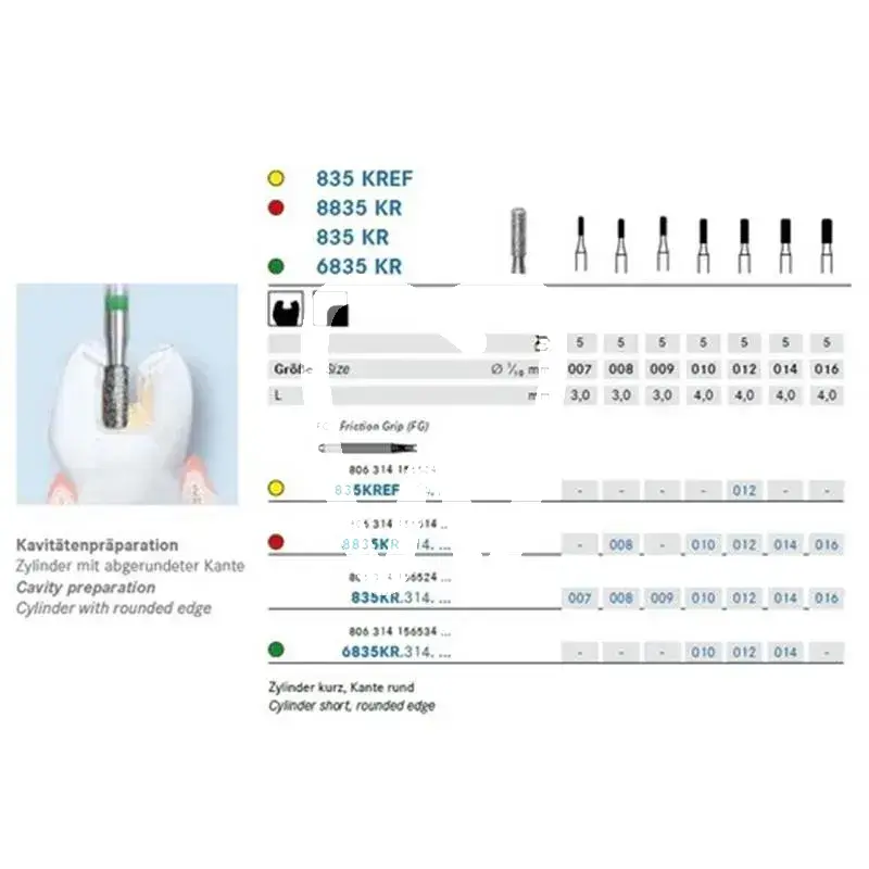 Dia 835kr/014 fg x5st. - 835kr.314.014 fraises komet
