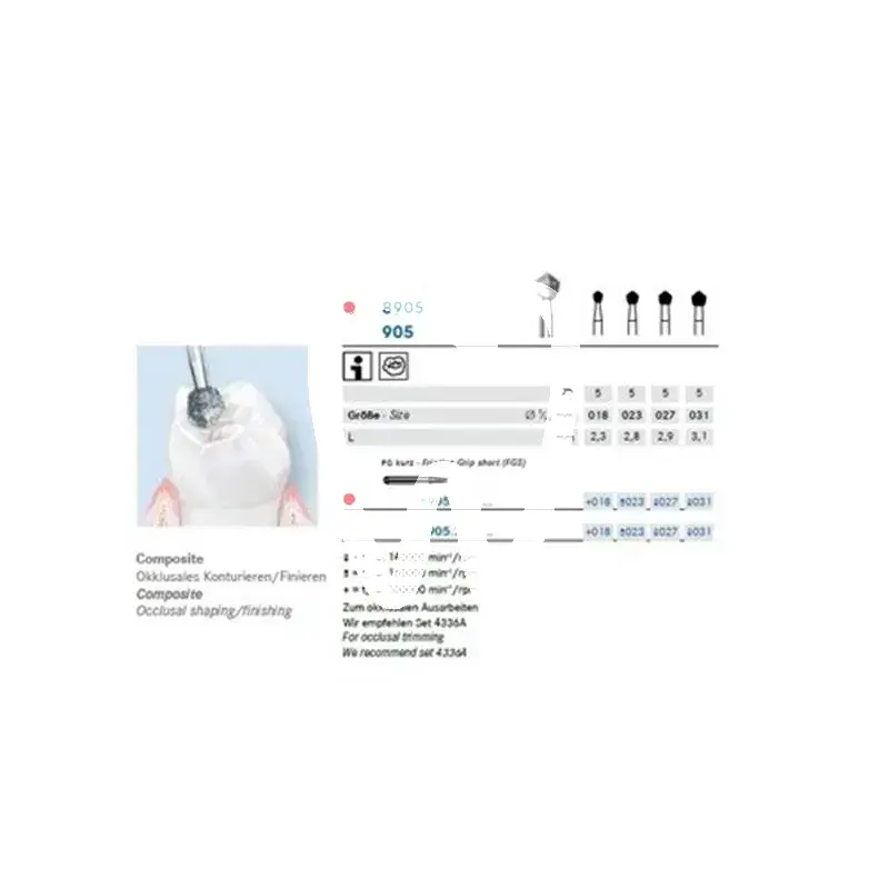 Dia 8905/027 fgs x5st. - 8905.313.027 fraises komet