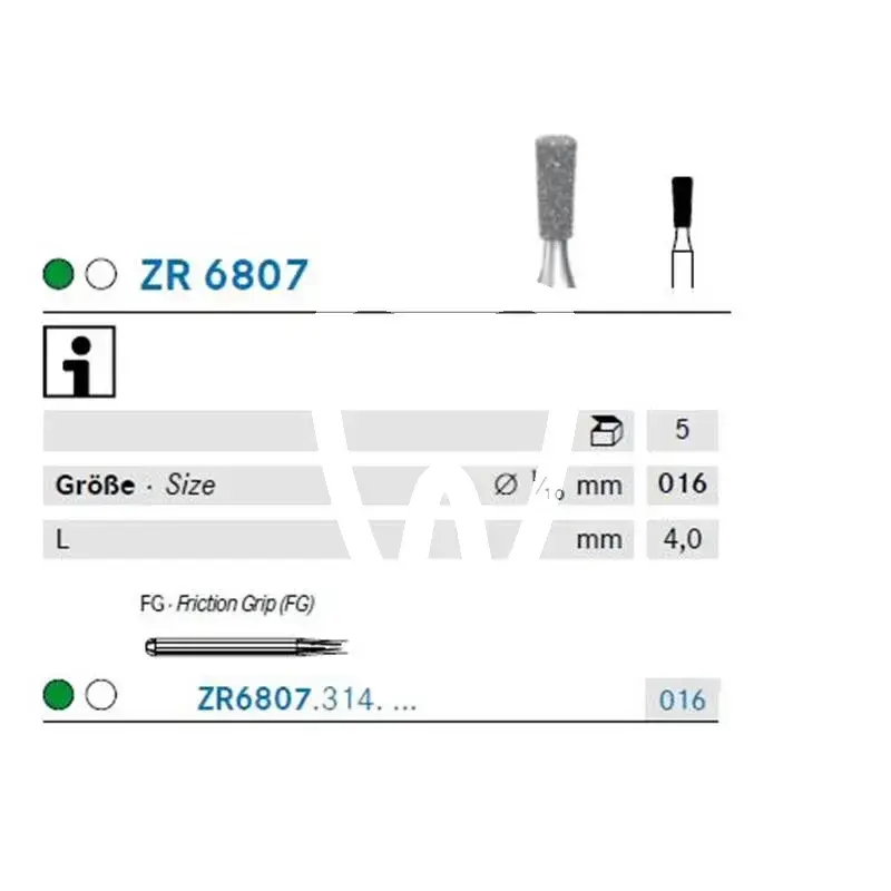 Dia zr6807/016 fg x5st. - zr6807.314.016 frese komet