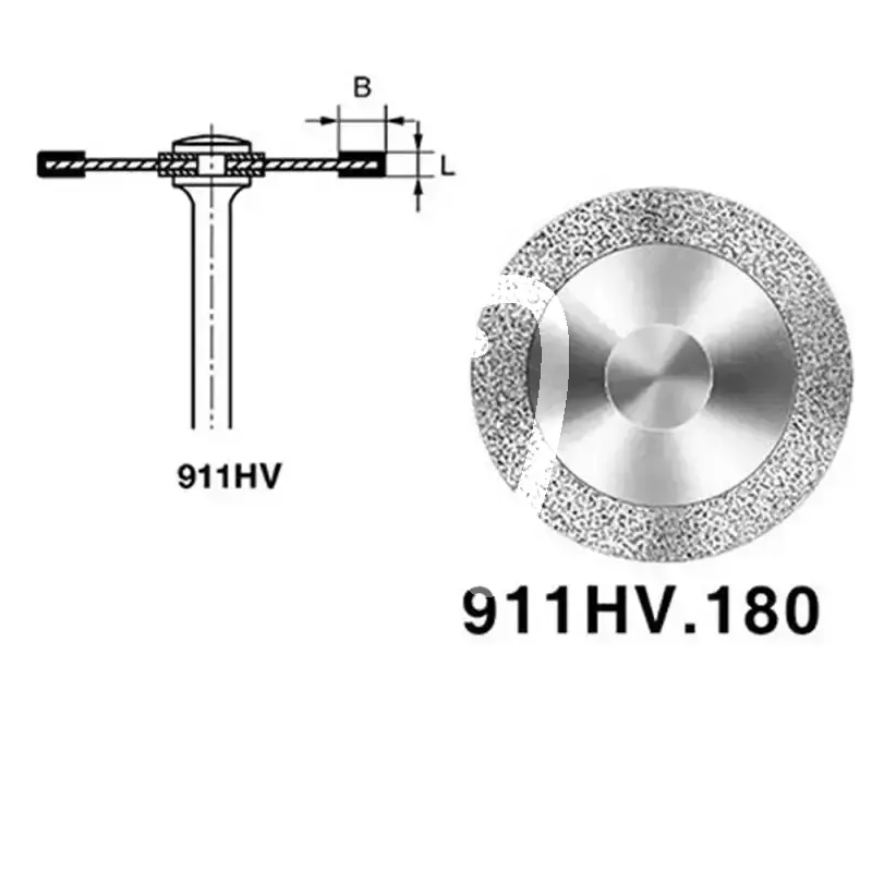 Diamant schijf 911hv/180 hp x1st. - 911hv104180 fraises komet
