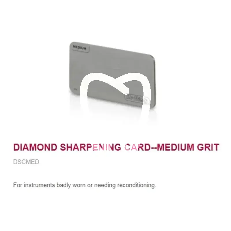 Diamantschärfkarte mittlere körnung  st instruments hu friedy