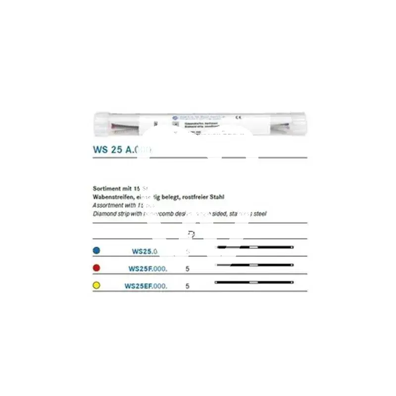 Diamantstrip bleu #ws25 x10st. - ws25 000 matériel de polissage komet
