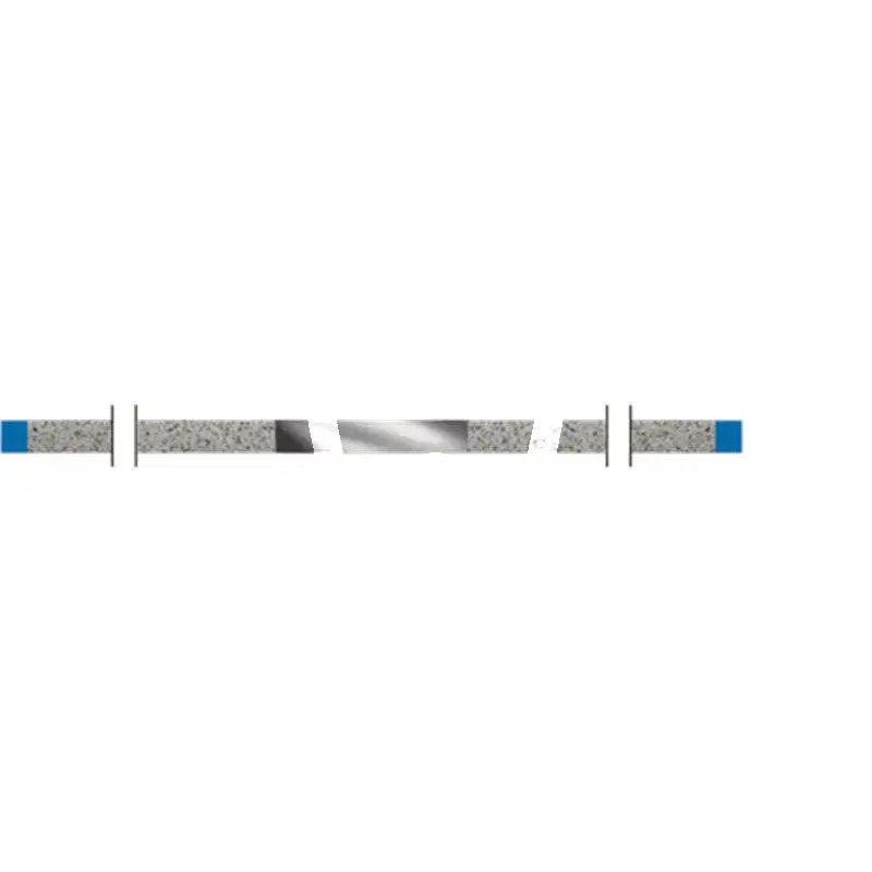 Diamantstrip ds25 medium x10st. (blauw) - ds25 000 matériel de polissage komet