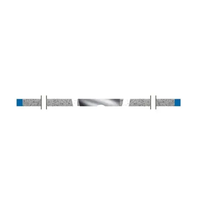 Diamantstrip ds37 medium x10st. (blauw) - ds37000 matériel de polissage komet