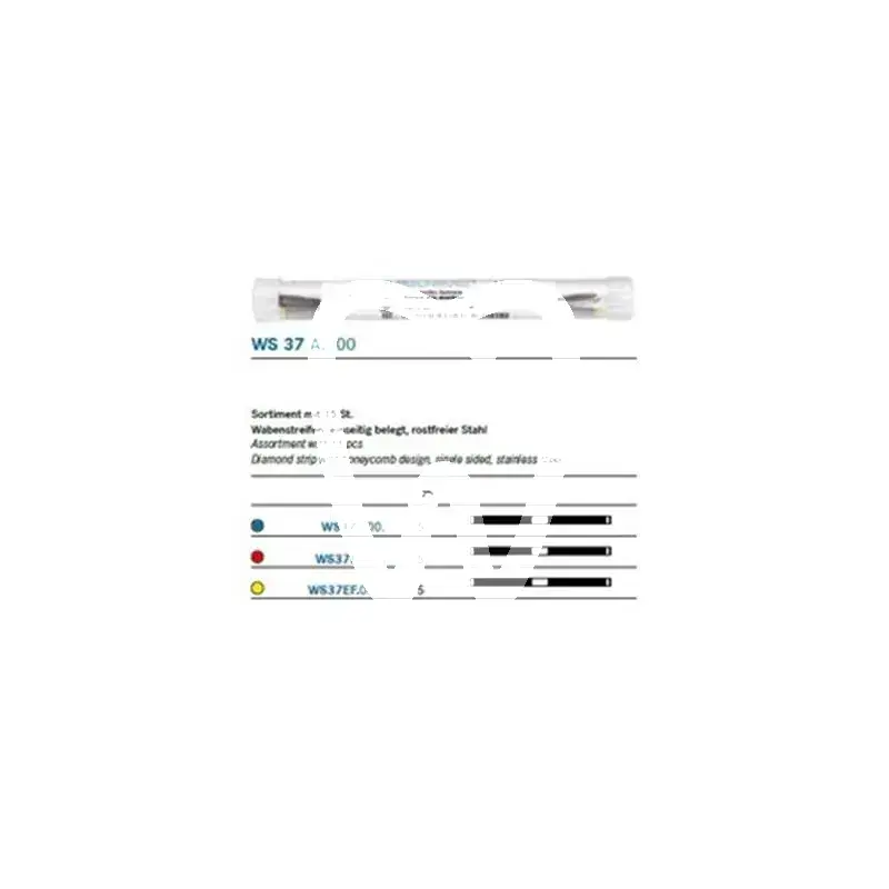 Diamantstrip rood #ws37f x10st. - ws37f000 matériel de polissage komet