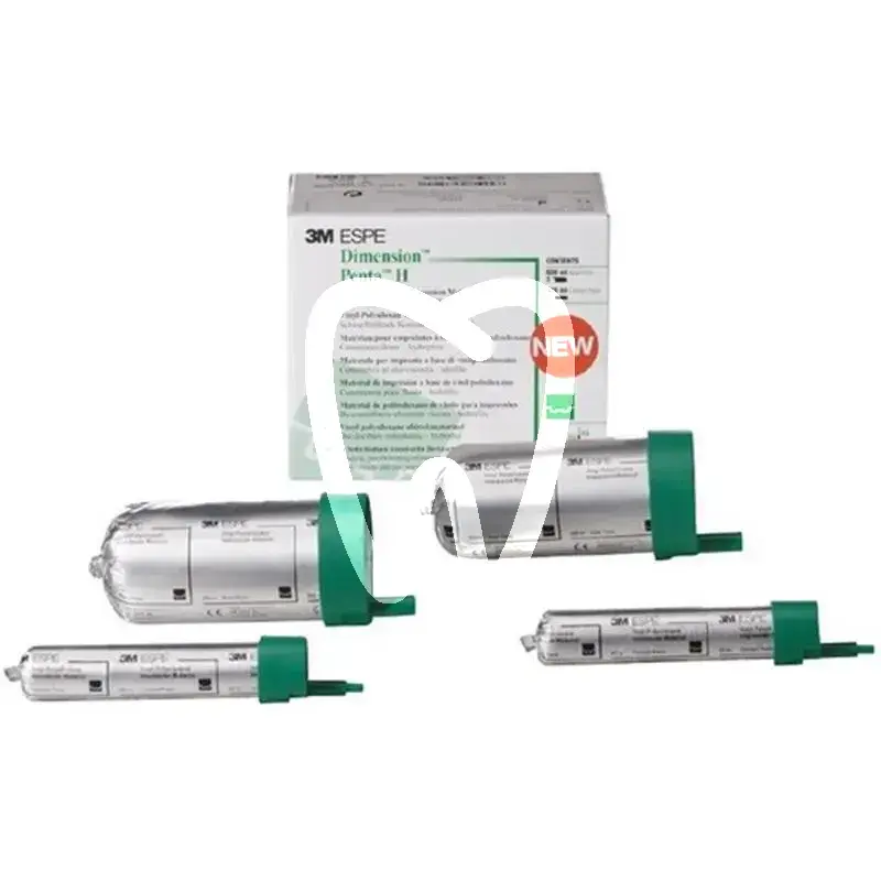 Dimension penta h refill vert, 2x360ml matériaux d'empreinte solventum