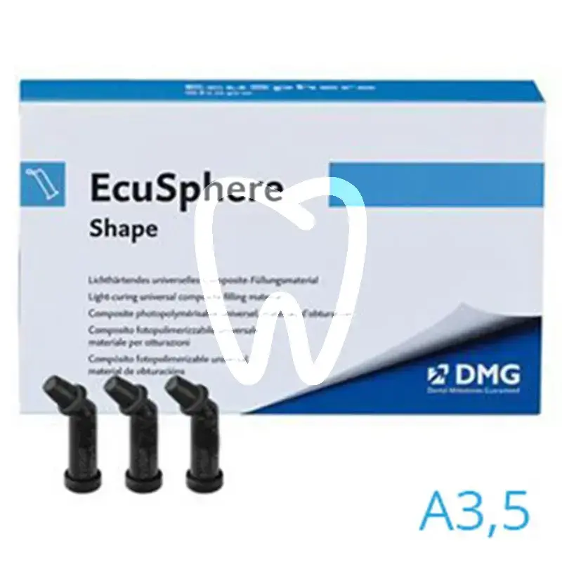 Ecusphere shape a3,5 20x0,3gr. composites et accessoires dmg