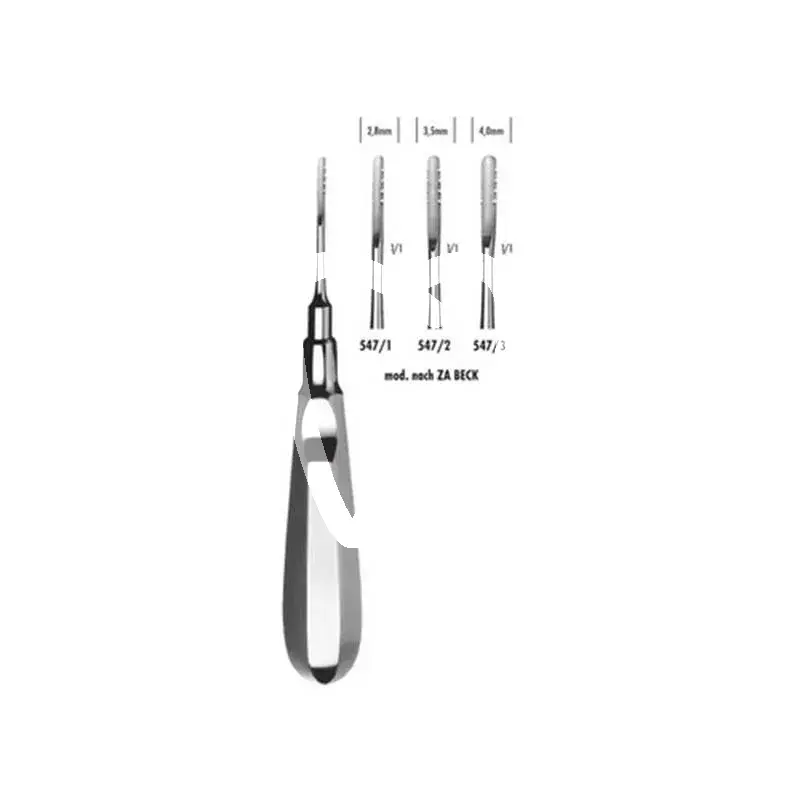 Élévateur radiculaire beck 547/3 pcs instruments carl martin