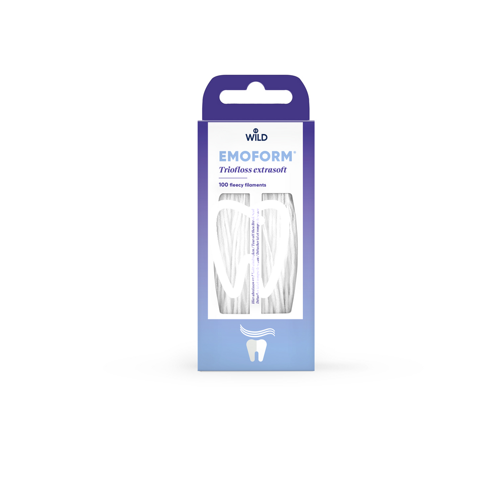 Emoform triofloss extra soft, 100pcs prévention wild