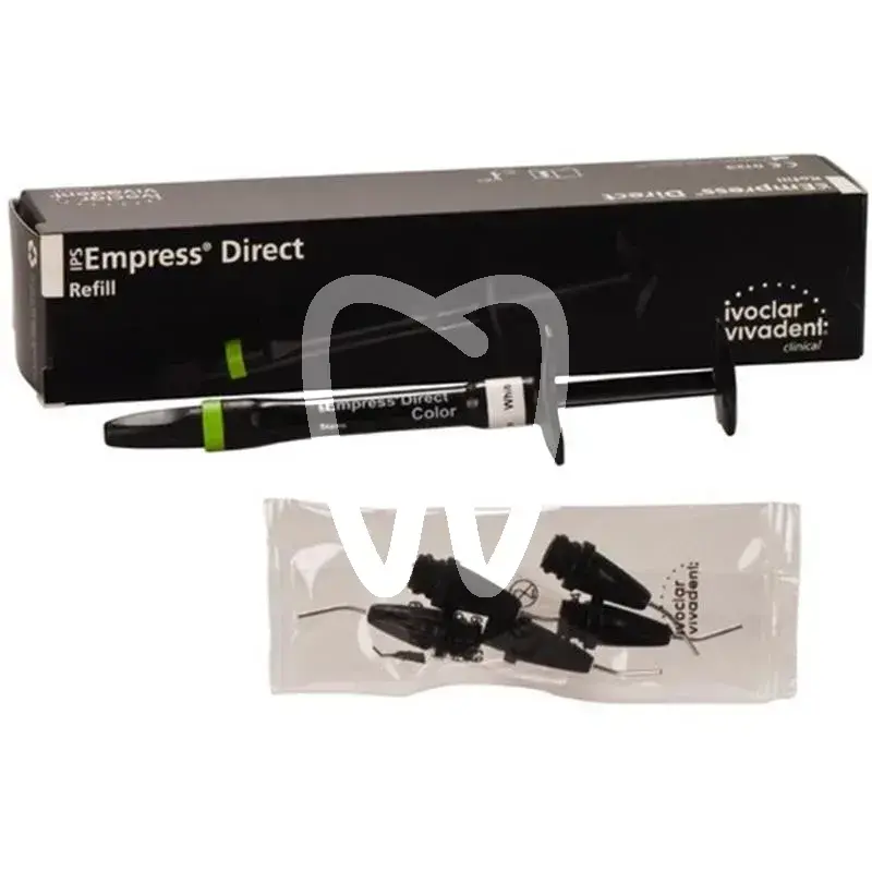Empress direct color blanc seringue composites et accessoires ivoclar