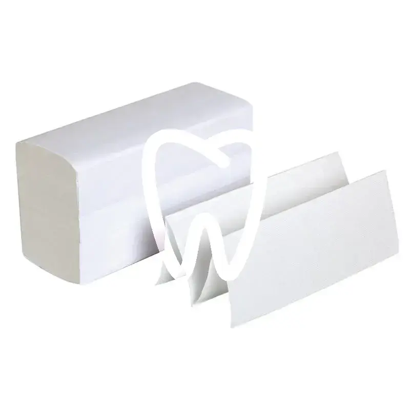 Essuie-mains, 21,6 x 34 cm, 2 plis, 2700 pcs usage unique bestdent