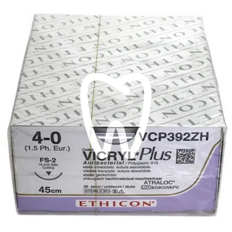 Vicryl plus 4-0 1,5 fs2 3dtz chirurgie ethicon