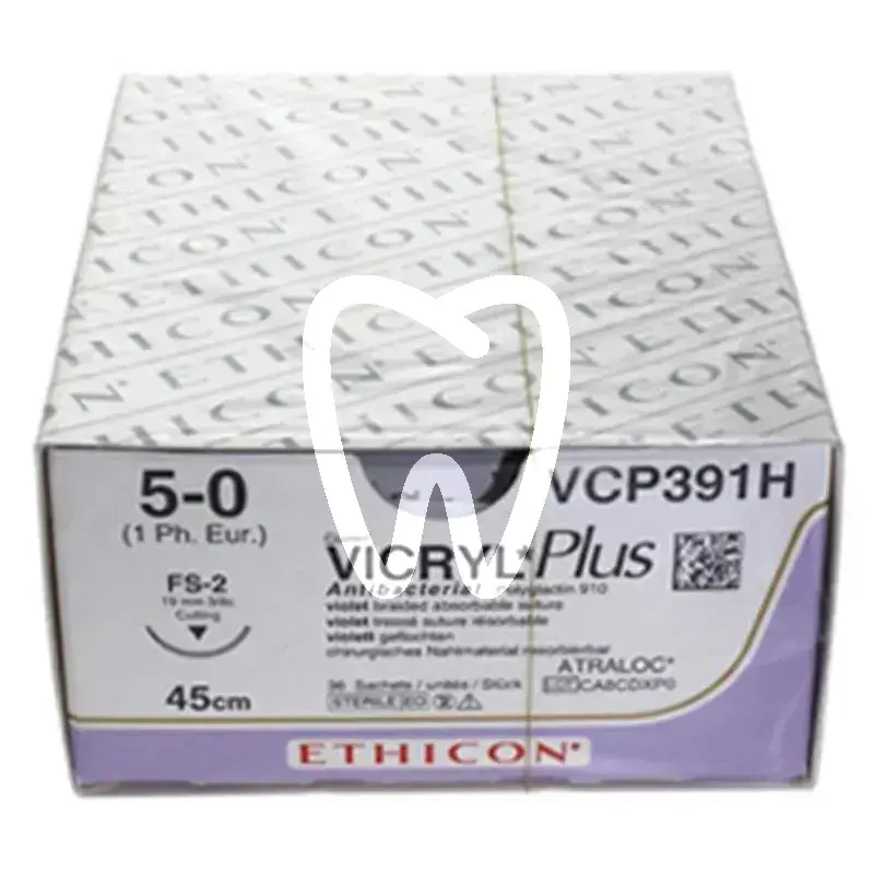 Ethicon vicryl plus incolore 5-0/1 fs2 36pcs chirurgie ethicon