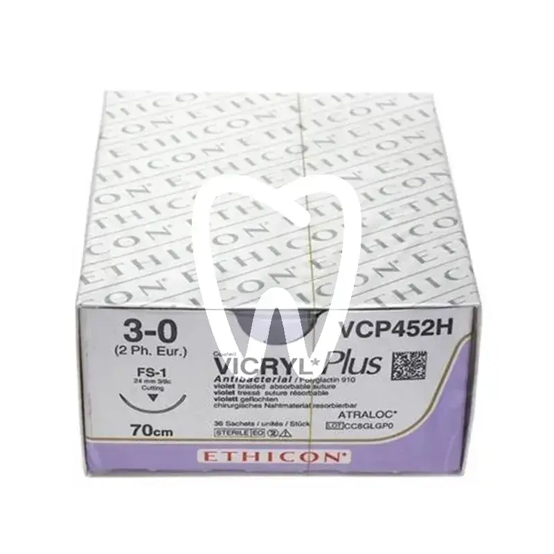 Ethicon vicryl plus violet gefl.3-0 fs1 36pcs chirurgie ethicon