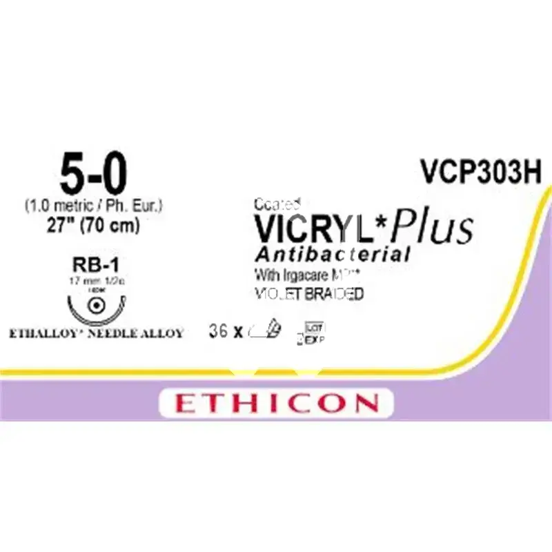 Vicryl plus violett gefl.5-0 rb1 pl.3dtz chirurgie ethicon