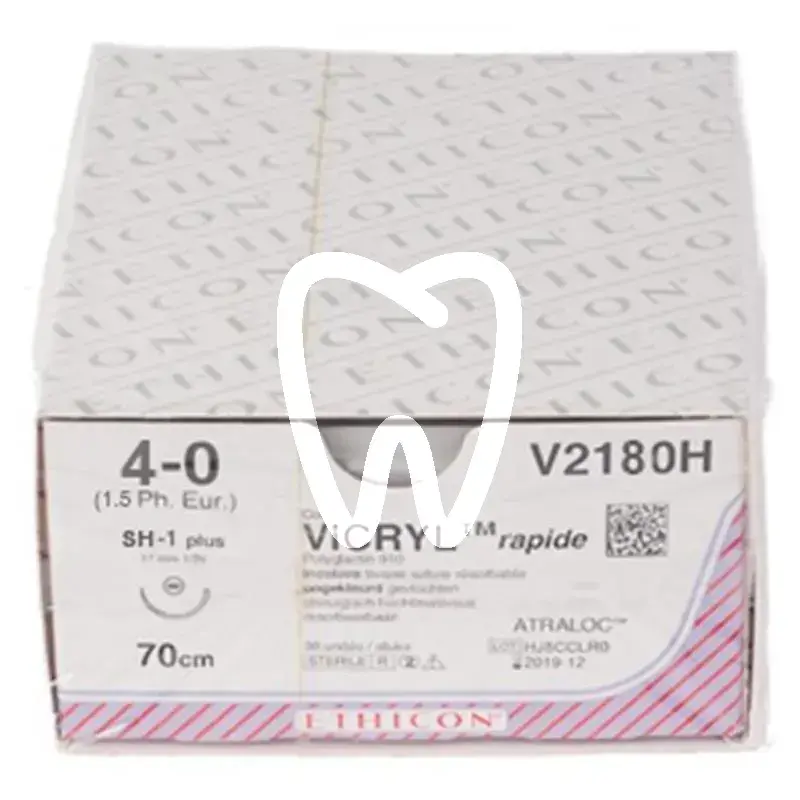 Vicryl rapide 4-0 70cm sh1+ v2180h x36st chirurgie ethicon
