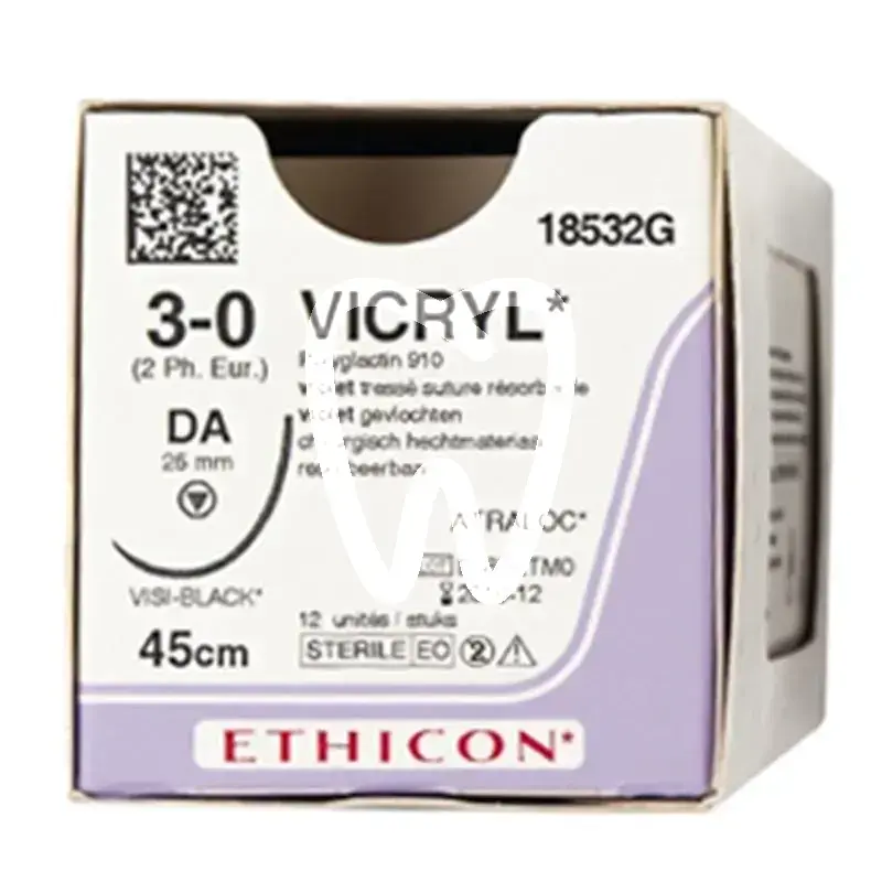 Ethicon vicryl violet 3-0/2 da black 12pcs chirurgie ethicon