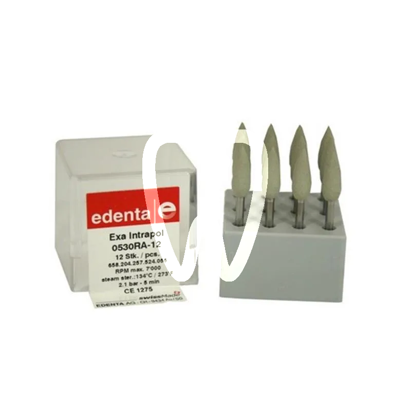 Exa intrapol pointe #530 ra x12pcs matériel de polissage edenta