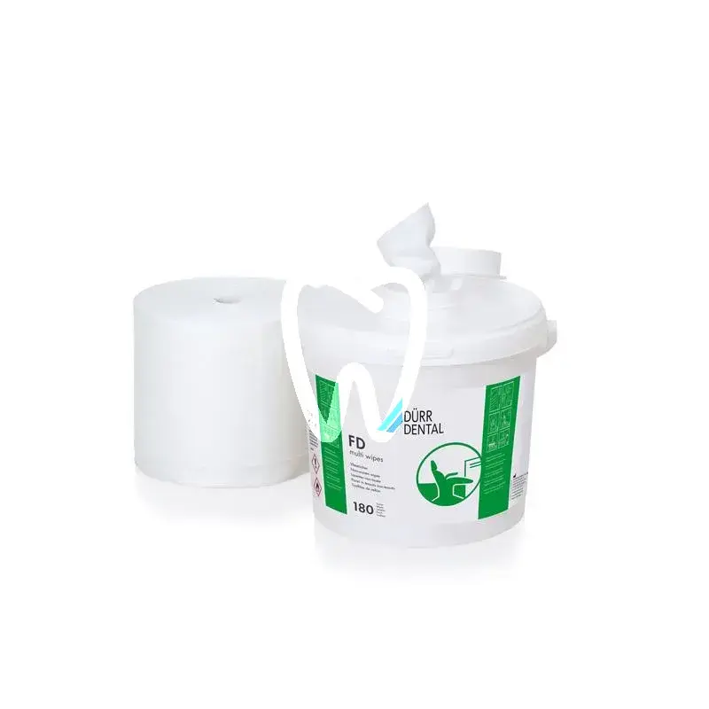 Fd 358 multi wipes recharge – lingettes non tissées pour désinfection des surfaces, 20 x 30 cm, 4 x 180 pcs nettoyage et désinfection durr