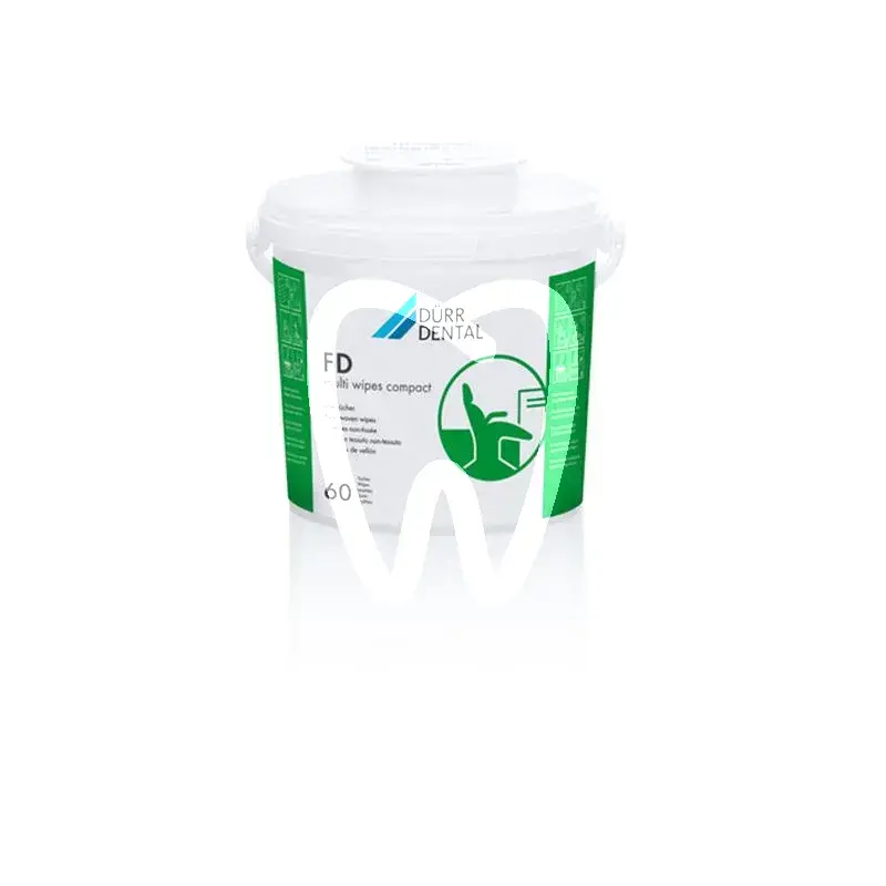 Fd multi wipes compact 29x30cm, 60pcs nettoyage et désinfection durr