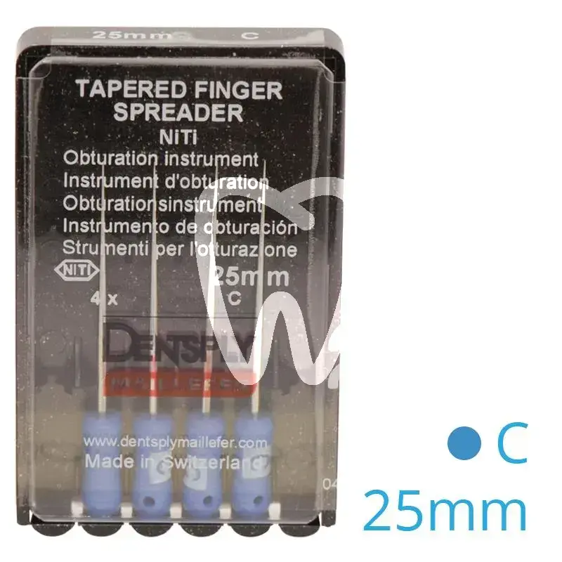 Finger spreader niti c 25mm 4st endodontie dentsply sirona