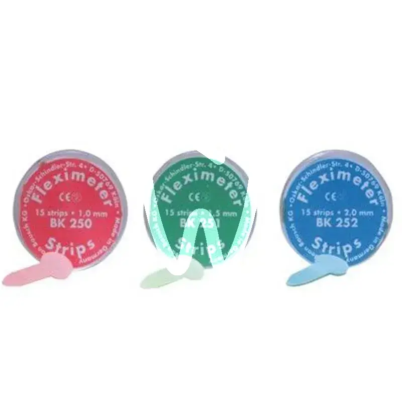 Fleximeter strips bleu 2 mm articulation bausch
