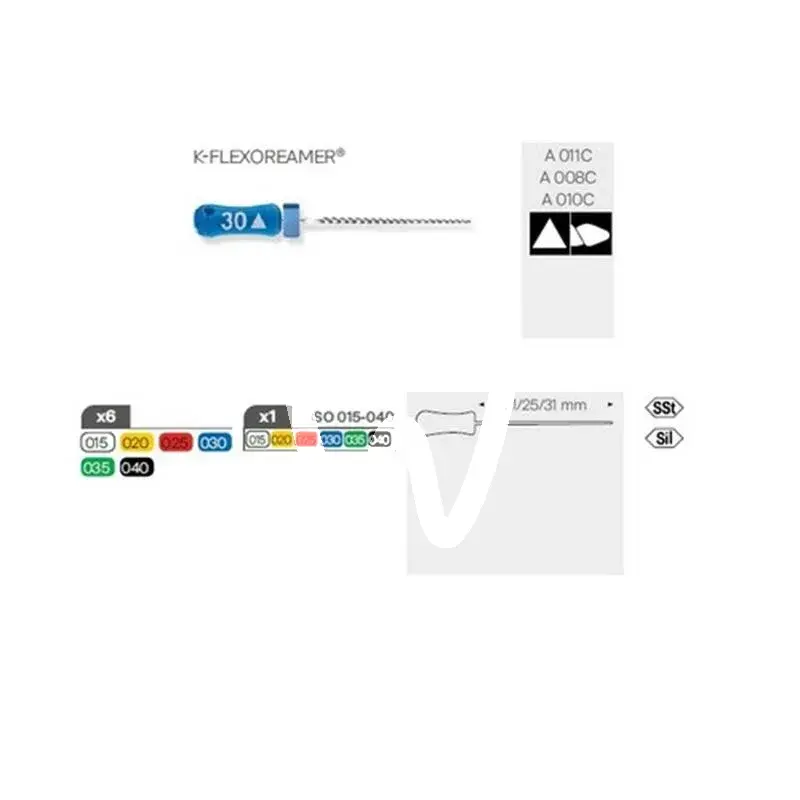 Flexoreamer 11c 015-40 21mm 6st endodontie dentsply sirona