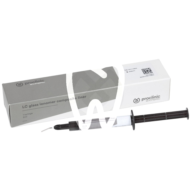Fond de cavité en verre ionomère photopolymérisable 2ml composites et accessoires proclinic expert