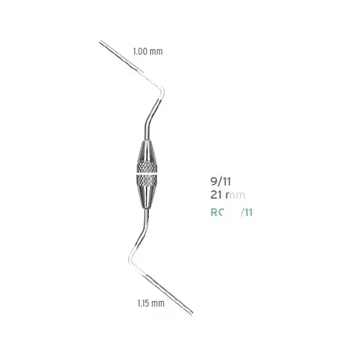 Fouloir canalaire 1/3 gr.33 pcs instruments hu friedy