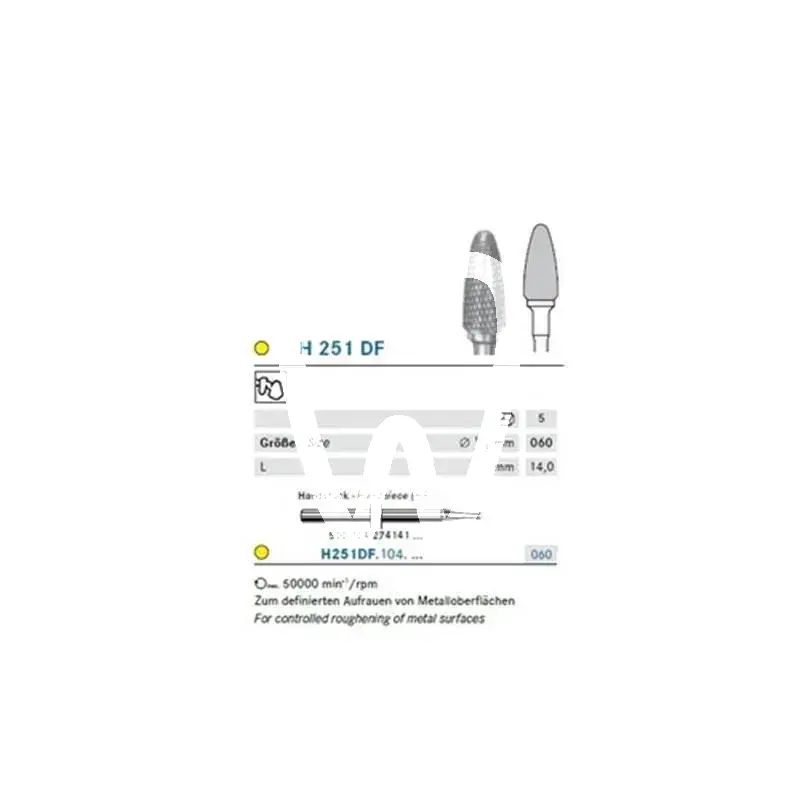 Frees h251df/060 hp x5st. - h251df.104.060 fraises komet