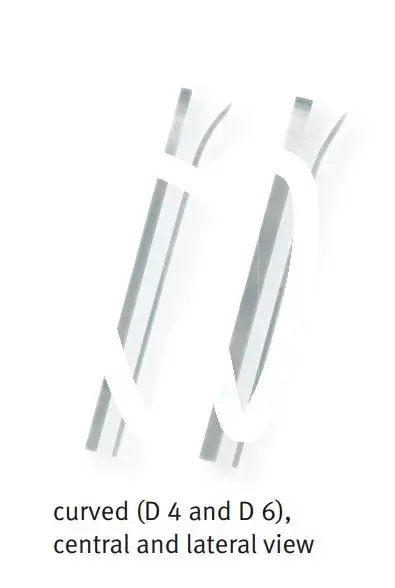 Frios microsaw meißel gebogen (d4+d6) pa matériel de polissage dentsply frios