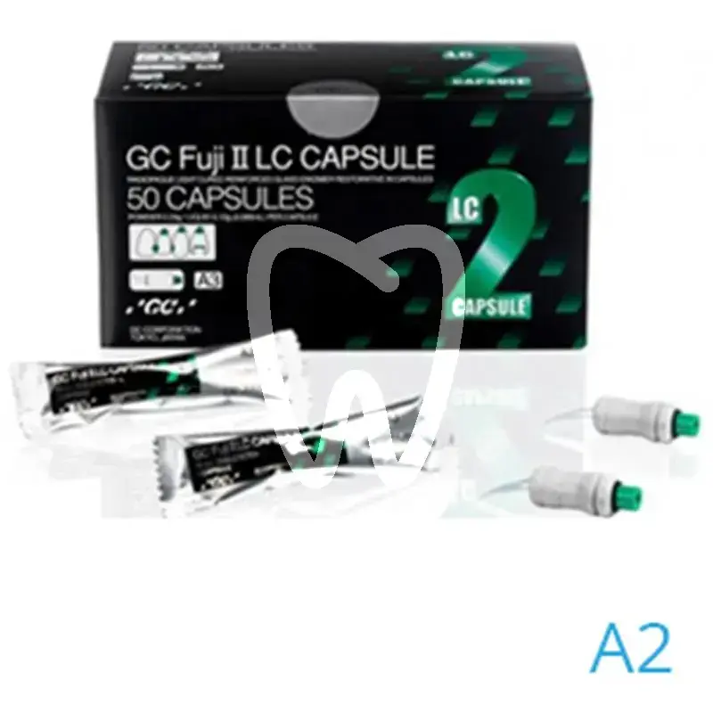 Fuji ii lc capsule a2, 50pcs ciments gc