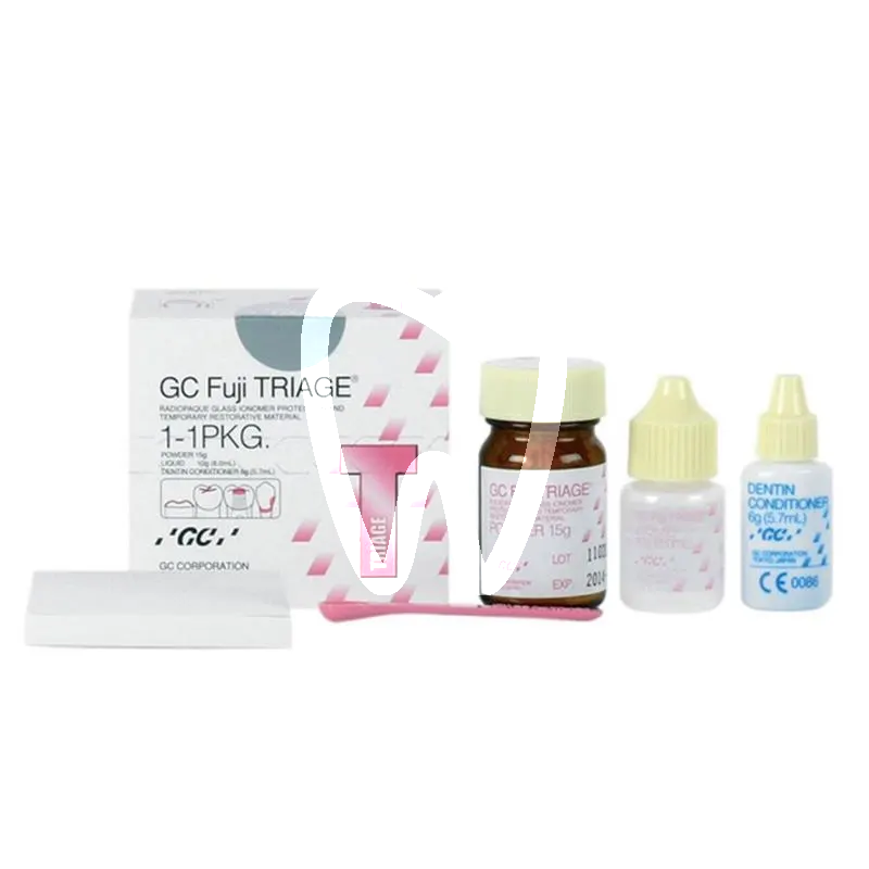 Fuji triage poudre 15g + liquide blanc 8ml ciments gc